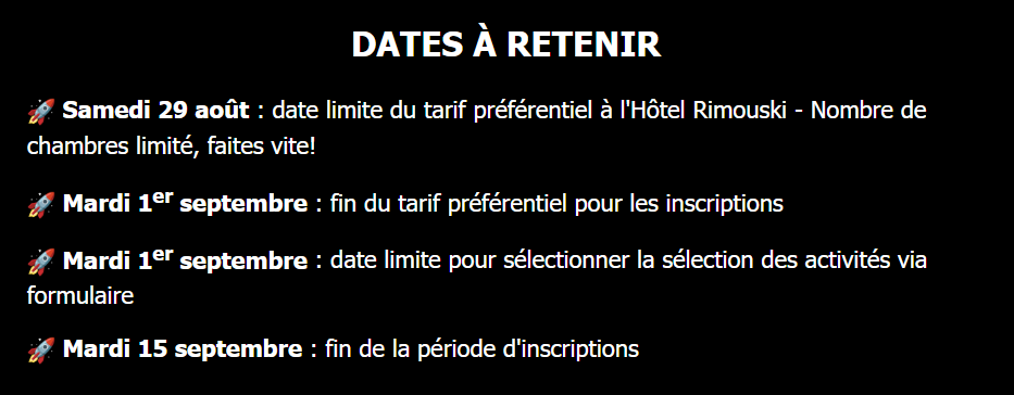 a retenir